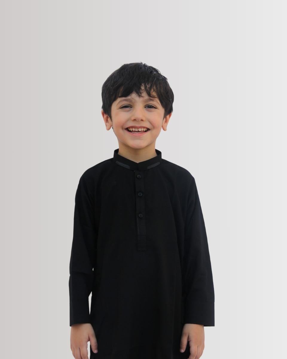 Khaiss-Kids-Black-Kurta-online-shoping-in-pakistan