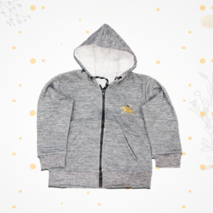 Best quality Grey Kids Stylish Hoodie shop online Pakistan