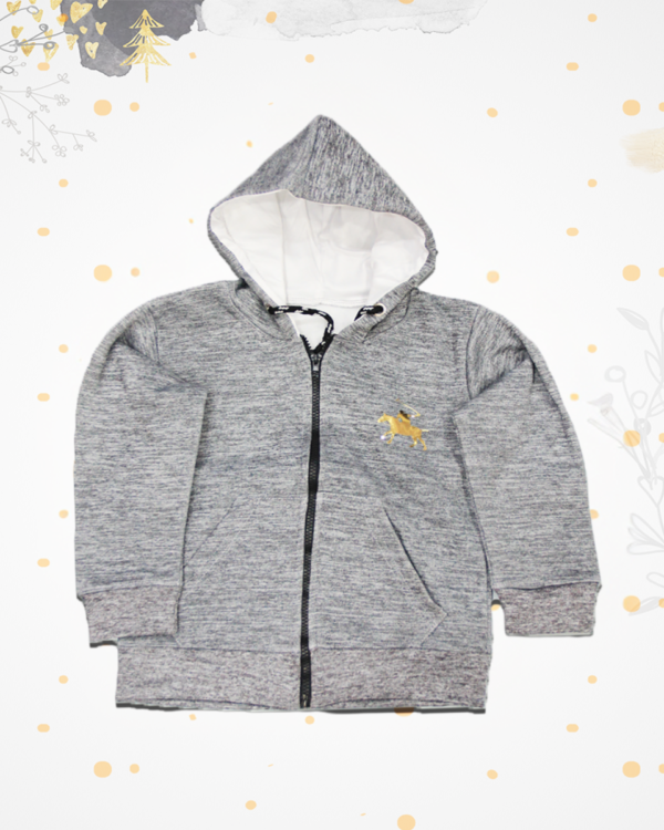 Grey Kids Stylish Hoodie (2)