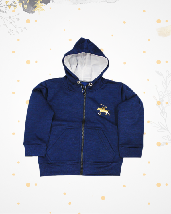 Best quality kids Stylish Blue Hoodie shop online Pakistan