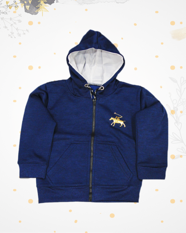 Best quality kids stylish blue hoodie shop online Pakistan