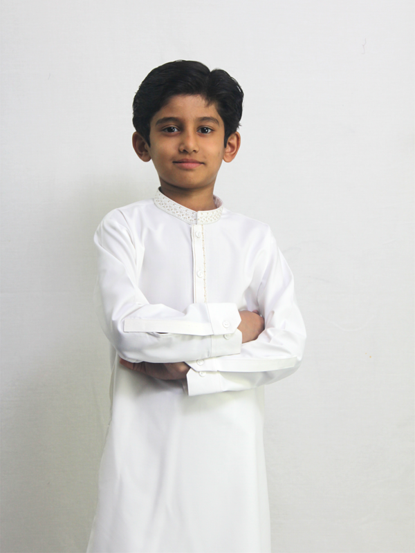 Best quality Boys' White Embroidered Kurta Shalwar