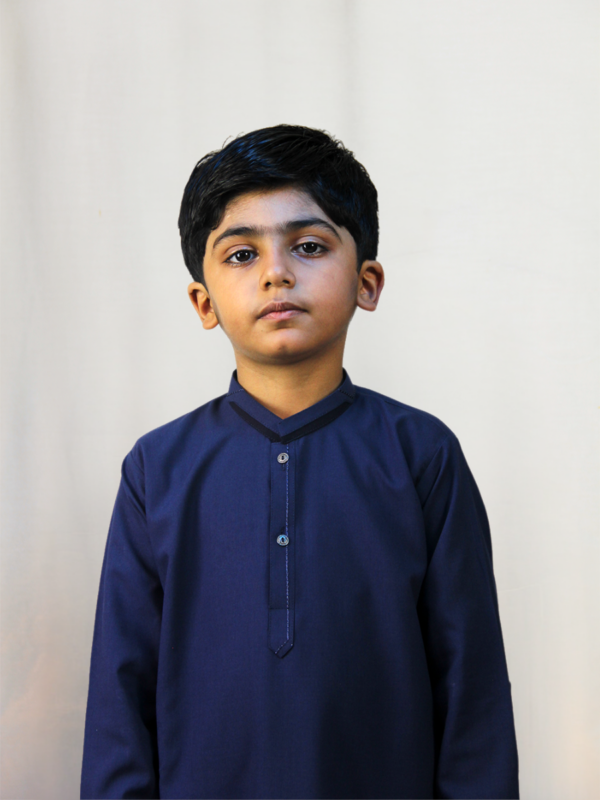 Best quality Dark Blue Kurta Shalwar for kids