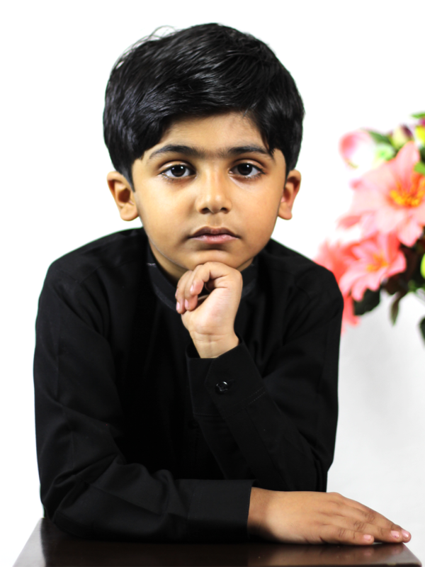 Best quality Classic Kid's Black Kurta Shalwar shop online Pakistan