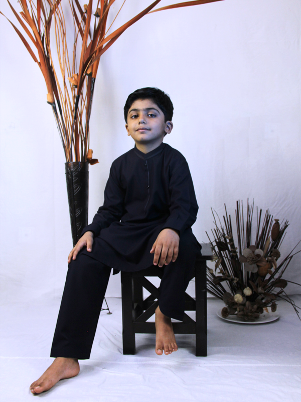 Best quality Kid’s Dark Blue Kurta Shalwar shop online in Pakistan