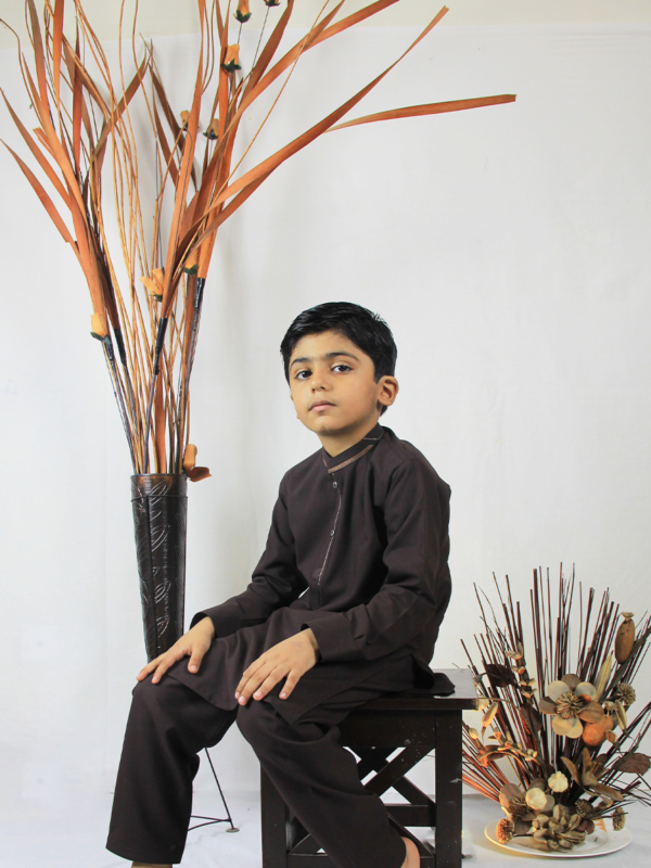 Best quality Kid's Brown Kurta Shalwar