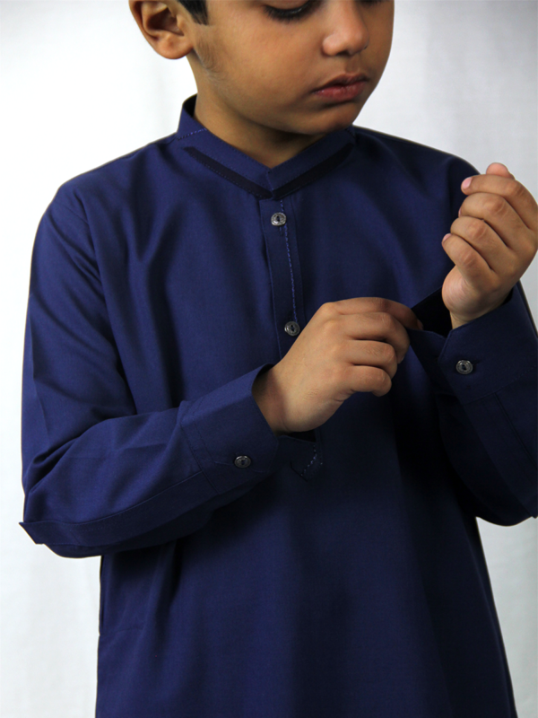 Best quality Kid’s Dark Blue Kurta Shalwar shop online in Pakistan