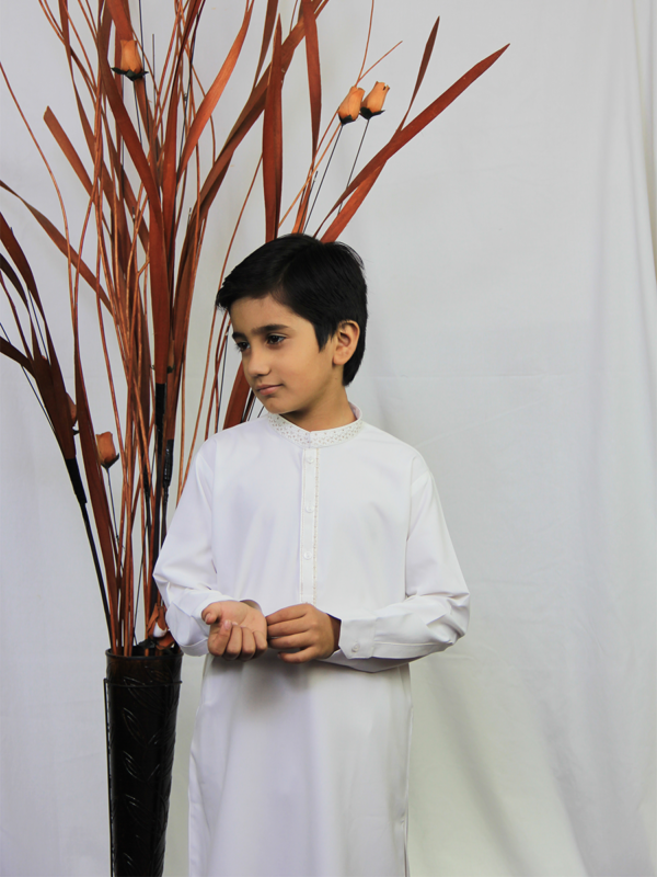 Best quality Boy's White Kurta Shalwar shop online in Pakistan