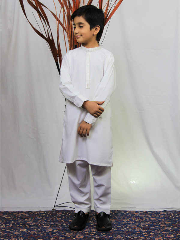 Best quality Boy's White Kurta Shalwar Shop Online in Pakistan