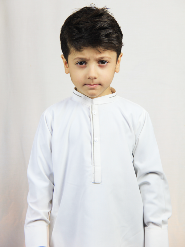 Best quality kids White Kurta Shalwar shop online in Pakistan